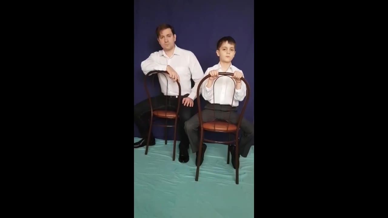 Папа и сын Жалновы