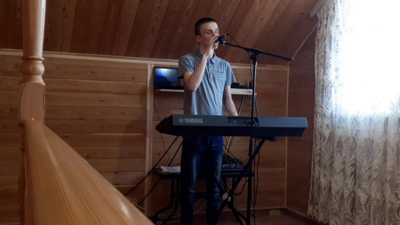 Влад Сылка (с рождения незрячий)