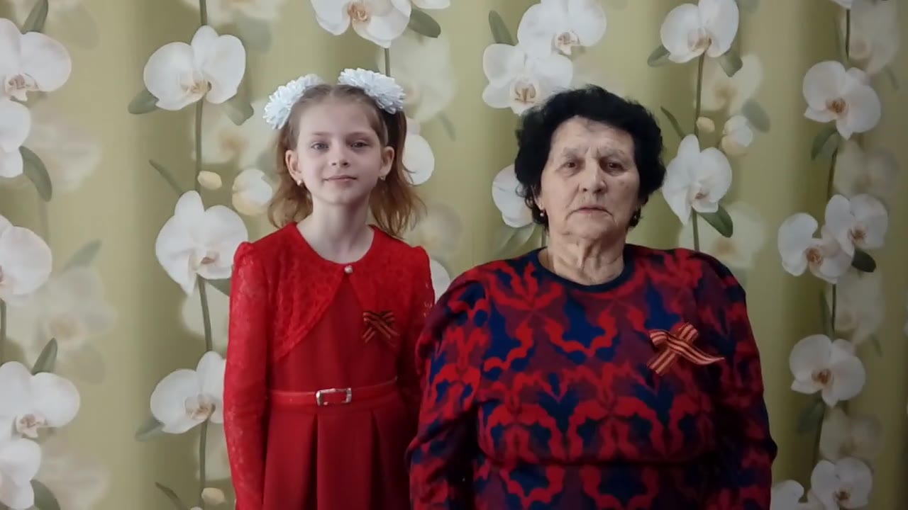 Настенька и прабабушка Галина